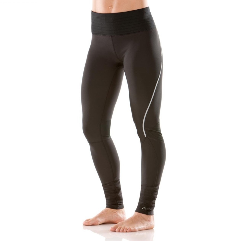 Moving Comfort Sprint Tech Tight, Black/Black, XL
